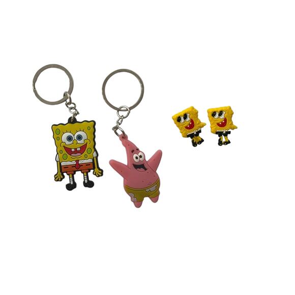 SpongeBob & Patrick Gift Bundle | Plush Toys, Activity Books, Keychains & More - Picture 8 of 10